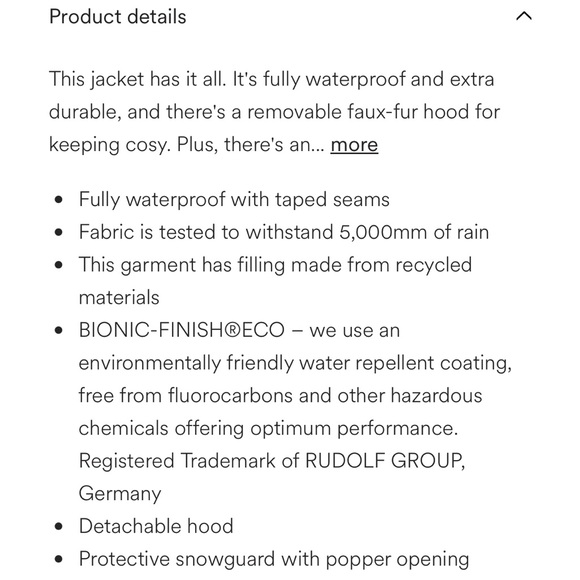 Boden ski outfit. Girls size 3/4 - Picture 4 of 5